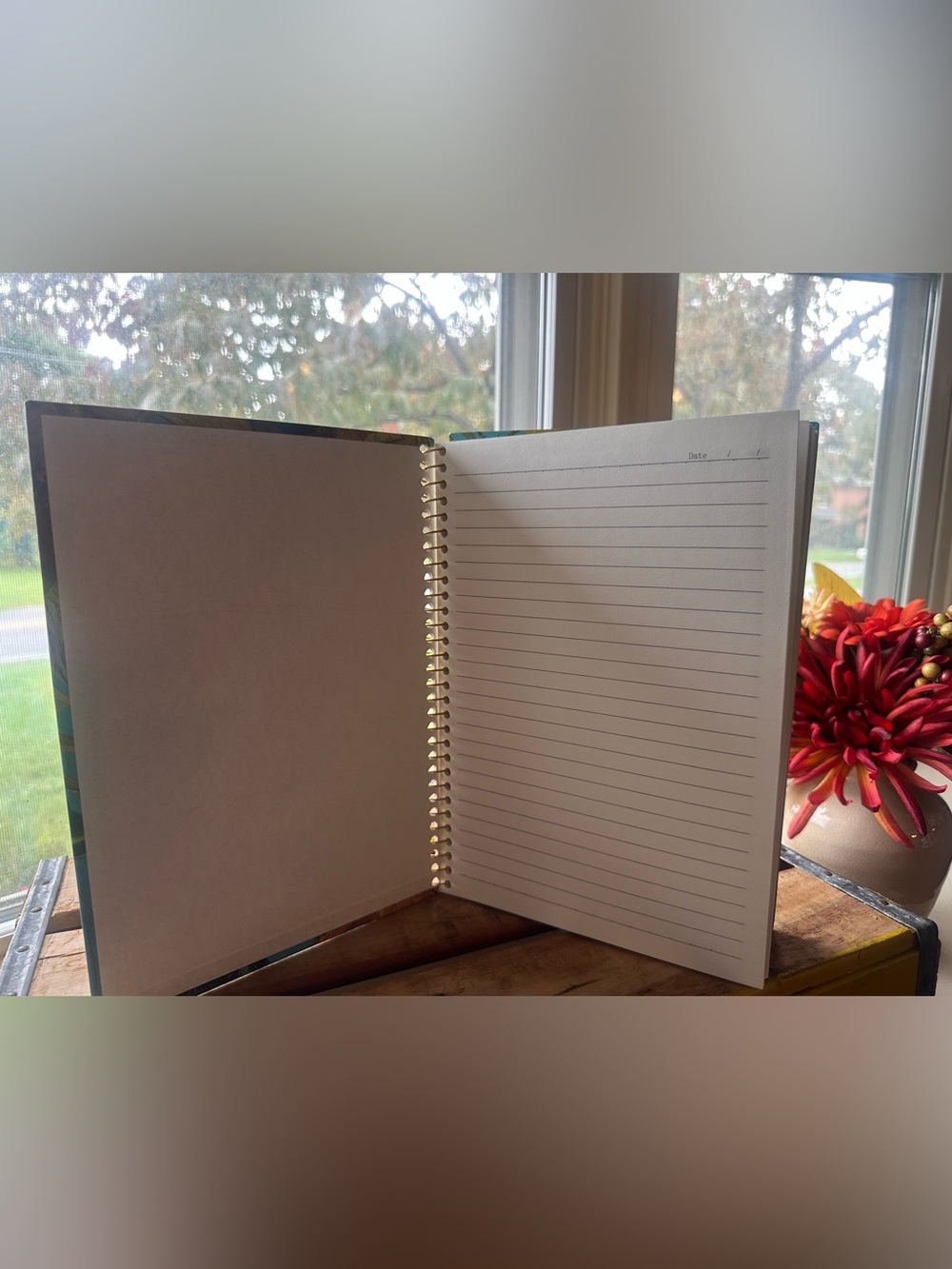 Van Gogh Sunflower, Large Spiral Notebook, 8x10, Big, Hardcover~New - Picture 6 of 7